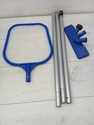 Kit Mantenimiento Piscina Azul/Plata