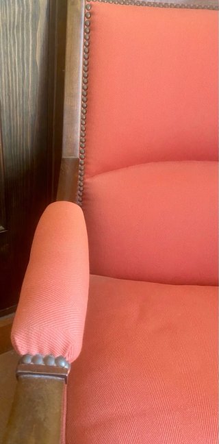 Sillón madera maciza y rejilla