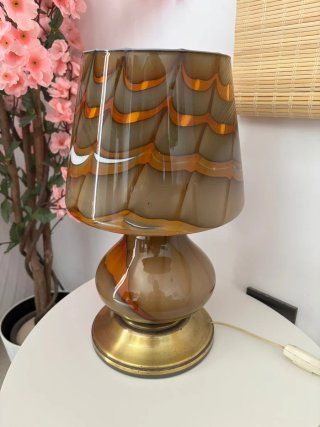 Lampada retrò in vetro anni '60/'70 vintage