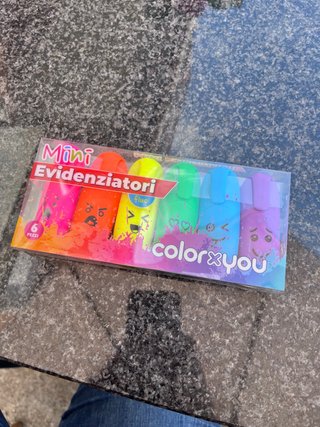 Mini Evidenziatori Fluo ColorxYou - Set 6 Pezzi