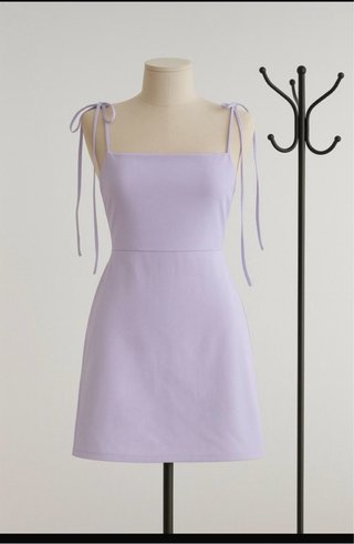 Vestido lila tirantes Marca local