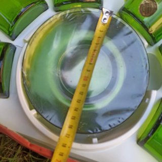 6 Juegos de desayuno Duralex Verde y 6 platos