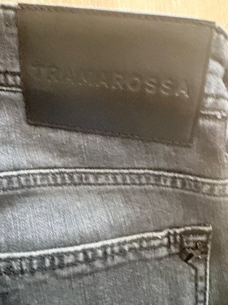 Vaqueros Tramarossa grises talla 38 cinturón: 43cm
