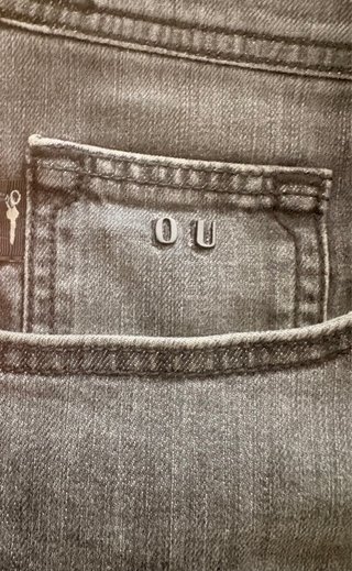 Vaqueros Tramarossa grises talla 38 cinturón: 43cm