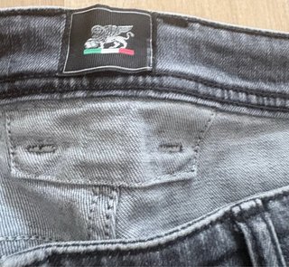 Vaqueros Tramarossa grises talla 38 cinturón: 43cm