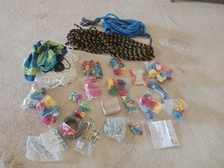 Kit parco giochi: rete da arrampicata + corde