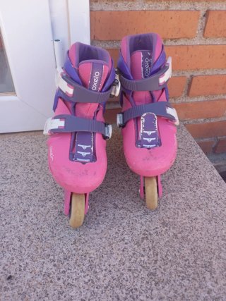 Patines Oxelo Play 3 Niñ@ Rosa/Morado