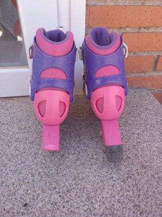 Patines Oxelo Play 3 Niñ@ Rosa/Morado