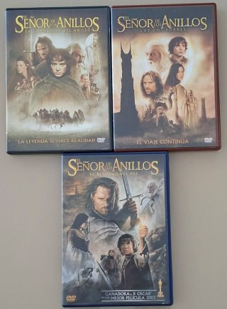 Trilogía El Señor de los Anillos 3 DVD
