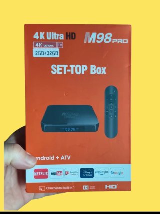 TV Box 4K Ultra HD M98 Pro 2GB+32GB