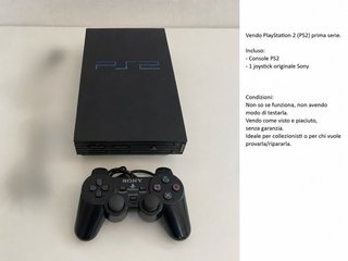 PlayStation 2 (PS2) Prima Serie + Joystick