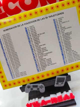 Colección Cartas Dragon Ball 1989