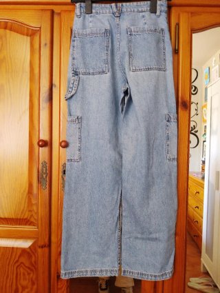 Pantalones vaqueros anchos cargo