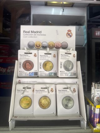 Colección de monedas Real Madrid