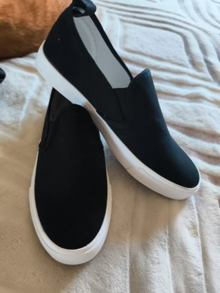 Zapatillas Lona Negras T39 Nuevas