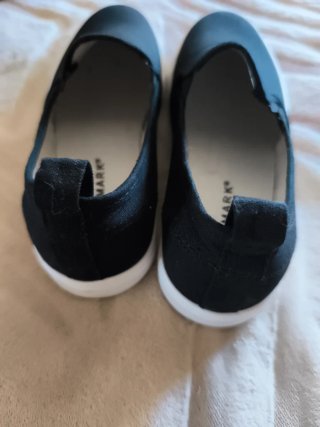 Zapatillas Lona Negras T39 Nuevas