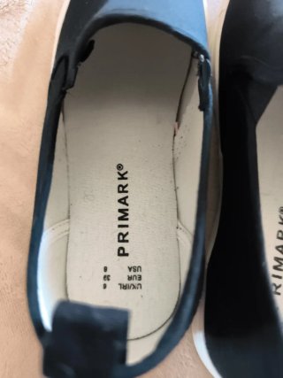 Zapatillas Lona Negras T39 Nuevas