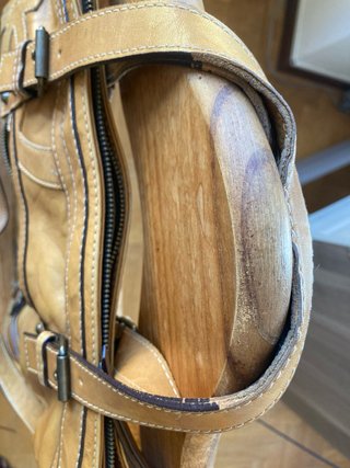 Bolso Purificación García Piel Beige