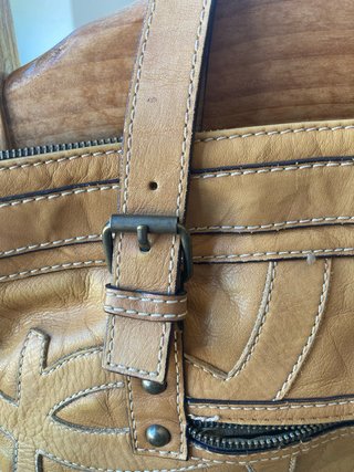 Bolso Purificación García Piel Beige