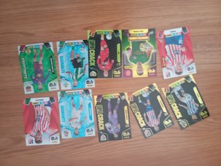 10 Cartas Coleccionables Fútbol