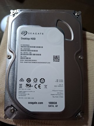 DISCO DURO SEAGATE BARRACUDA 1TB 7200RPM - NUEVO