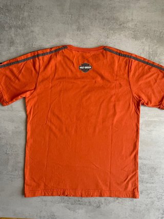 Camiseta Harley-Davidson Naranja-Diseño exclusivo