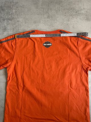 Camiseta Harley-Davidson Naranja-Diseño exclusivo