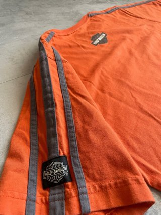 Camiseta Harley-Davidson Naranja-Diseño exclusivo