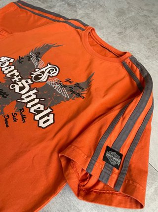 Camiseta Harley-Davidson Naranja-Diseño exclusivo