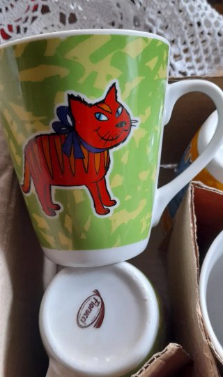 Set 6 Tazze Ceramicma Fiorucci Animali