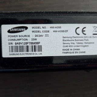 Barra de Sonido Samsung HW-H355 Negra
