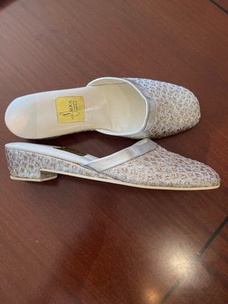 Sandalias fiesta vintage Lux doradas y plateadas