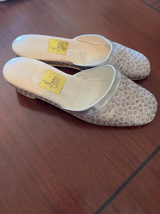 Sandalias fiesta vintage Lux doradas y plateadas