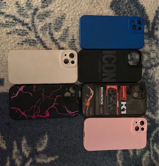 Lote 6 Fundas iPhone 13