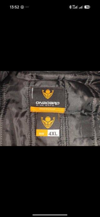 Chaqueta Moto ONBOARD Negra y Flúor 4 estaciones