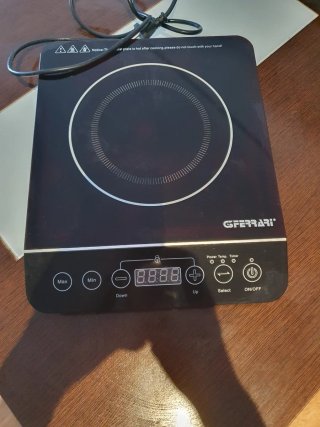 Placa inducción GFERRARI un fuego