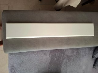 Panel de cocina blanco. Altos y bajos. 4 cajones.