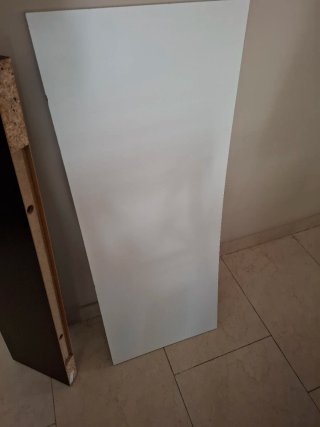 Panel de cocina blanco. Altos y bajos. 4 cajones.