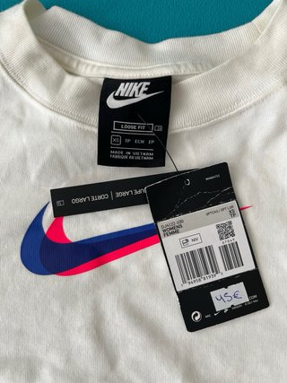 Top corto manga larga Nike