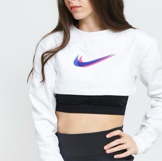 Top corto manga larga Nike