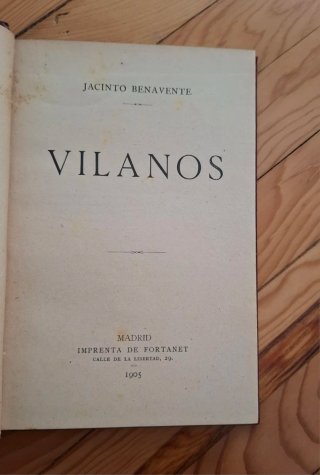 6 libros antiguos de Jacinto Benavente