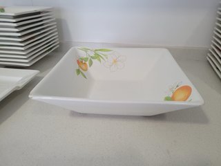 Vajilla C.M.S. Italy Porcelana Naranja