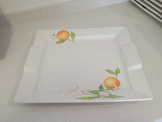 Vajilla C.M.S. Italy Porcelana Naranja