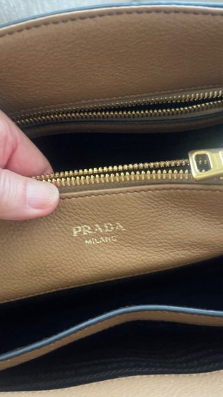 Bolso Prada Marrón Piel