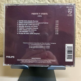 Paco de Lucía - Fuente y Caudal CD Flamenco Guitar