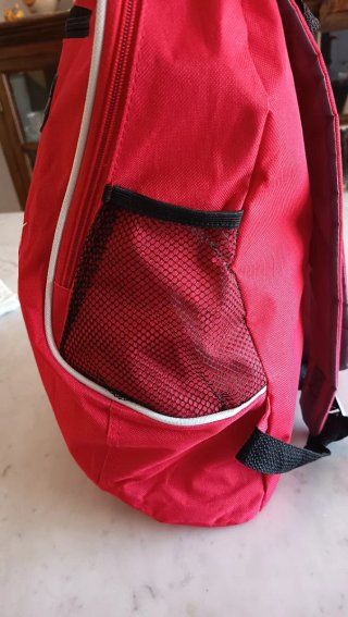 Zaino rosso e due sacche UEFA2016 CocaCola