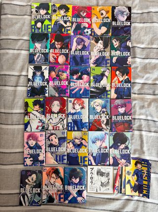 Blue Lock 1-28 (postales + firma)