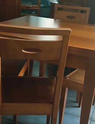 2 Sedie Robuste Legno Massello Copat Menù