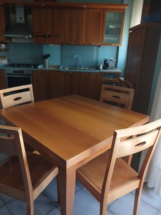 2 Sedie Robuste Legno Massello Copat Menù