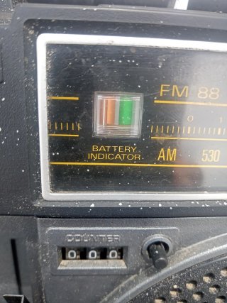 Radio Cassette Sanyo M2422 FM/AM Años 80